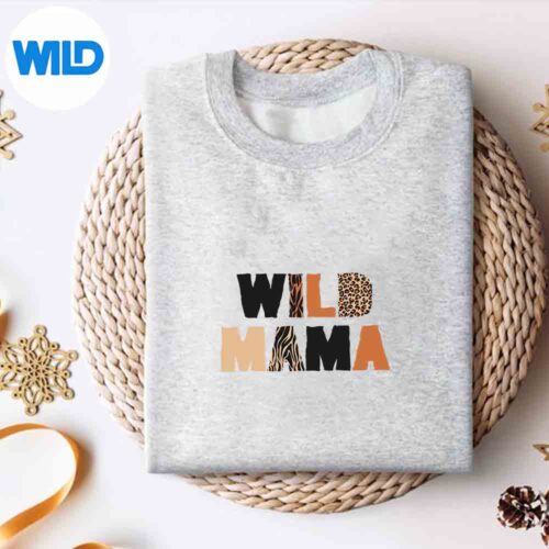 WildOneMamaTwoWildZooAnimalDelightedSadsweater