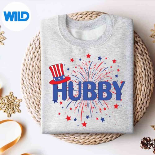 4thJulyHubbyPatrioticCoupleMatchingsweater