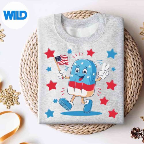 4th Of July Popsicle Usa American Flag Patriotic Digital Download 4 4thOfJulyPopsicleUsaAmericanFlagPatrioticsweater