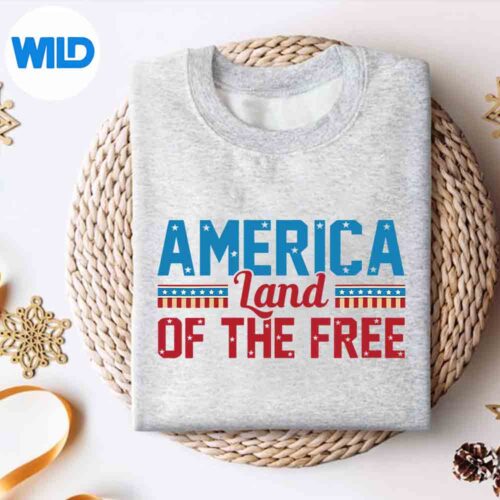 American Land Of The Free Vintage Flag For Memorial Day Digital Design 4 AmericanLandOfTheFreeVintageFlagForMemorialDaysweater