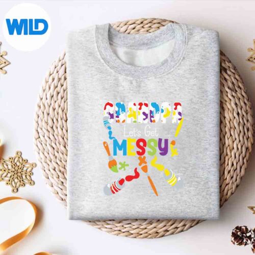 Art Painting Grandpa Artist Lets Get Messy Party Silhouette SVG PNG 4 ArtPaintingGrandpaArtistLetsGetMessyPartysweater