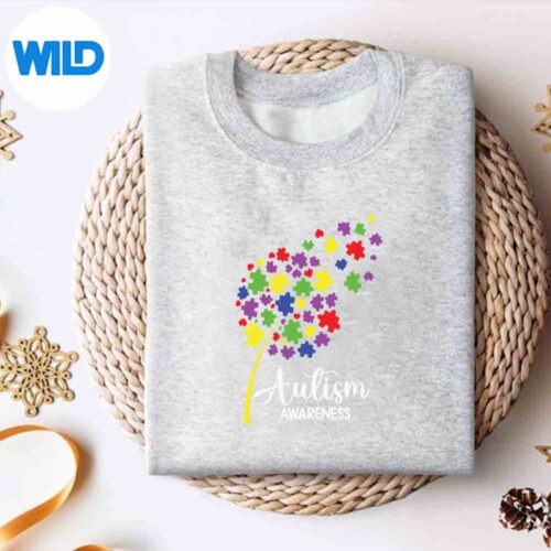 Autism Awareness Acceptance Asd Adhd Autism Mom Puzzle Piece Vector Design 4 AutismAwarenessAcceptanceAsdAdhdAutismMomPuzzlePiecesweater