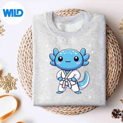 Axolotl Kawaii Anime Retro Cute Girls Digital Design 4 AxolotlKawaiiAnimeRetroCuteGirlssweater