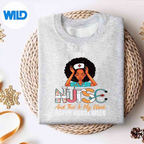 BlackAfricanAmericanGirlNurseMedicalWorkerNurseWeeksweater