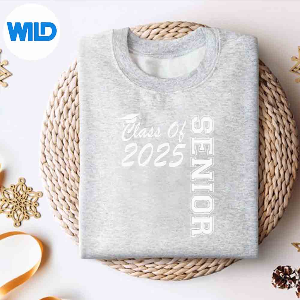 Alternative view of Class Of 2025 Senior 2025 Graduation Graduates Seniors Retro Keen SVG Cut File