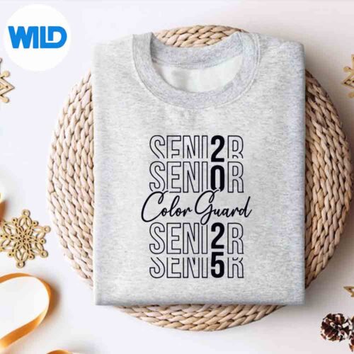 ColorGuardSeniorHeartsClassOf2025SeniorColorGuardsweater