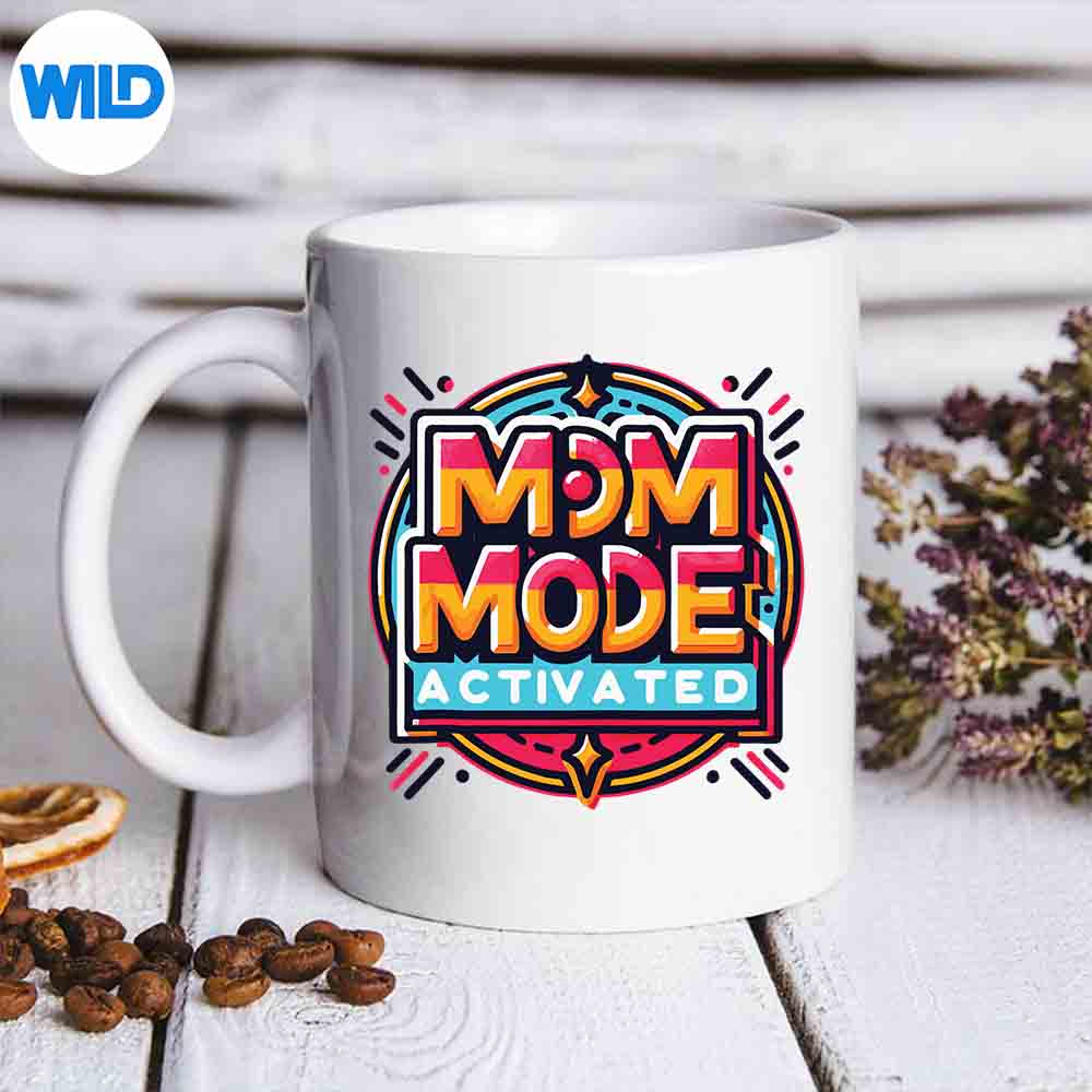 CuteTypographyMomModeActivatedForMothersDaymug