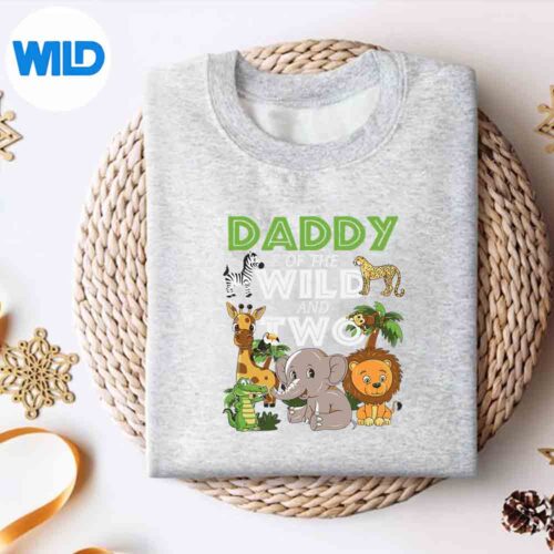 Daddy Of The Wild Two Zoo Safari Jungle Animal SVG PNG 4 DaddyOfTheWildTwoZooSafariJungleAnimalsweater