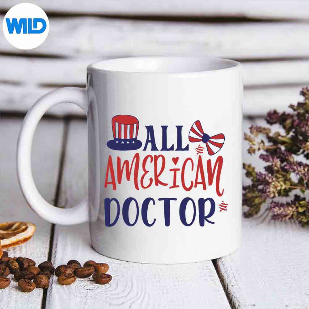 Doctor All American Wear 4th Of Julymatching SVG PNG Digital Download 7 DoctorAllAmericanWear4thOfJulymatchingmug
