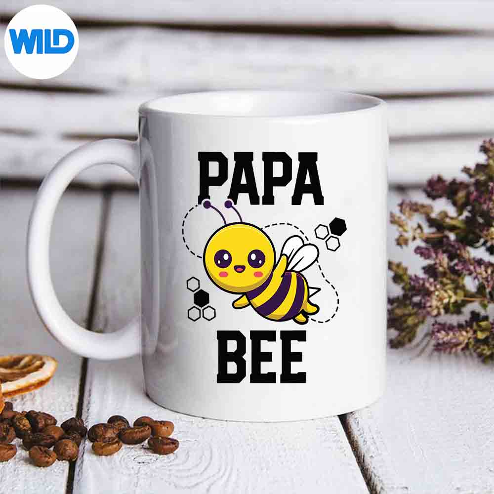 FamilyBeePapaDaddyFirstBeeDaymug