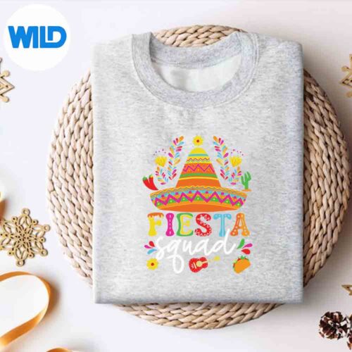 Fiesta Squad Cinco De Mayo Mexican Party Cinco De Mayo Squad SVG PNG 4 FiestaSquadCincoDeMayoMexicanPartyCincoDeMayoSquadsweater
