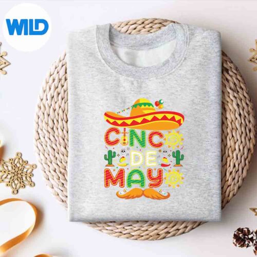 Fiesta Vibes Cinco De Mayo Celebration Tequila Lovers Great Cute Cut File 4 FiestaVibesCincoDeMayoCelebrationTequilaLoversGreatCutesweater