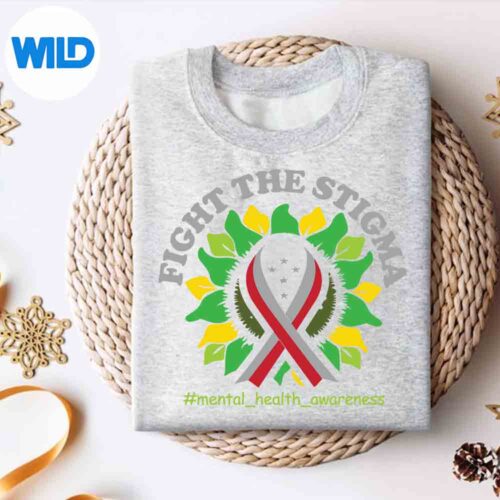 Fight The Stigma Usa Flag Sunflower Ribbontal Health Love SVG PNG Digital Design 4 FightTheStigmaUsaFlagSunflowerRibbontalHealthLovesweater