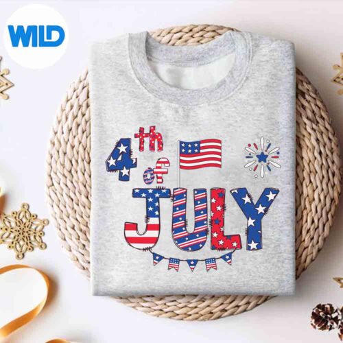 Happy 4th Of July Patriotic American Flag Usa Vector Design 4 Happy4thOfJulyPatrioticAmericanFlagUsasweater