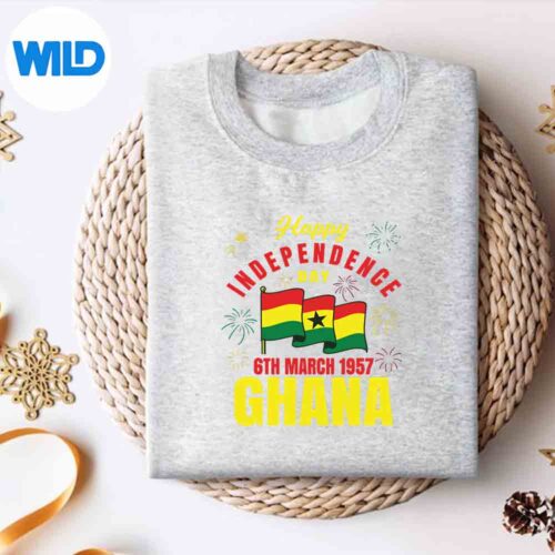 Happy Ghana Independence Day Ghanaian Ghana Flag SVG PNG Cut File 4 HappyGhanaIndependenceDayGhanaianGhanaFlagsweater
