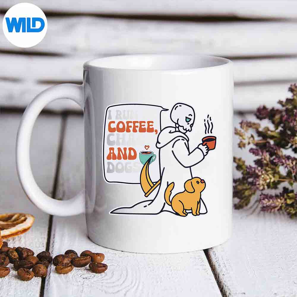 IRunOnCoffeeChaosAndDogsmug