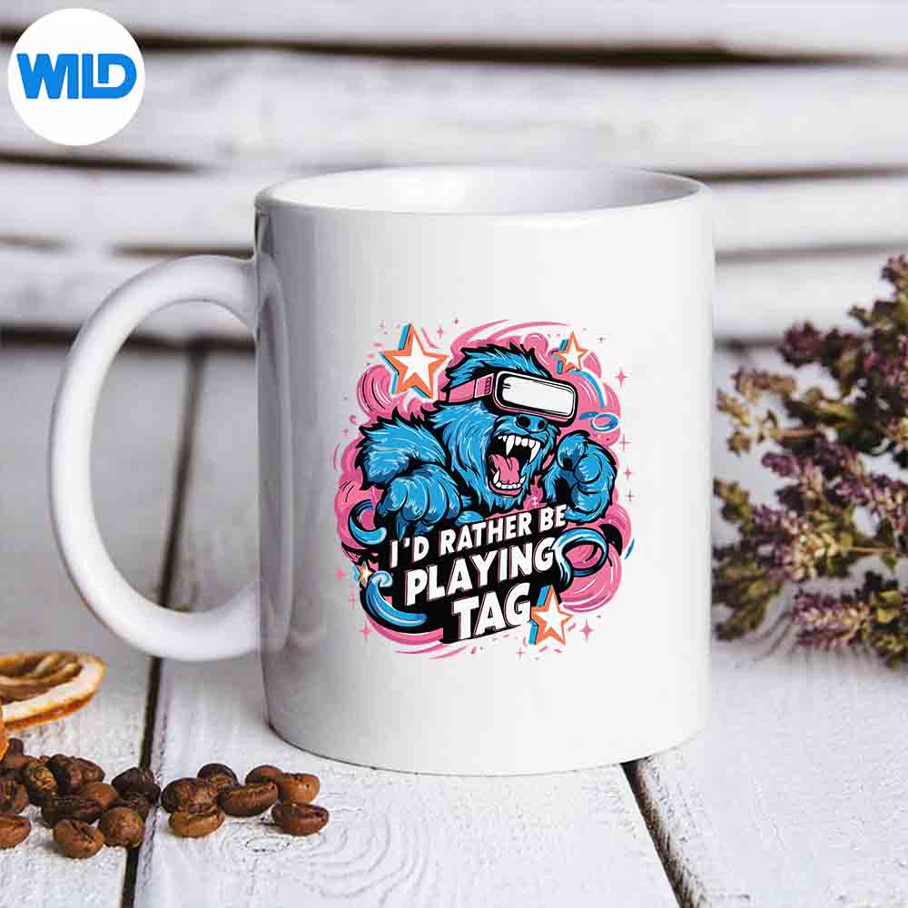 IdRatherBePlayingTagGorillaMonkeTagGorillaVrGamermug