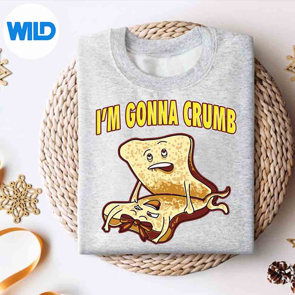 Alternative view of Im Gonna Crumb Adults Sandwich Saying SVG PNG