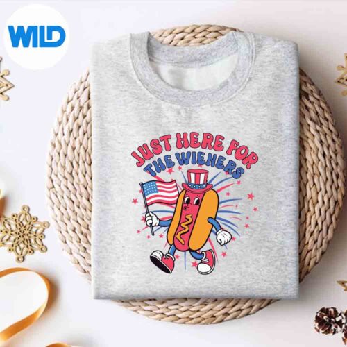 Im Just Here For The Wieners 4th Of July Hot Dog Sad SVG PNG 4 ImJustHereForTheWieners4thOfJulyHotDogSadsweater