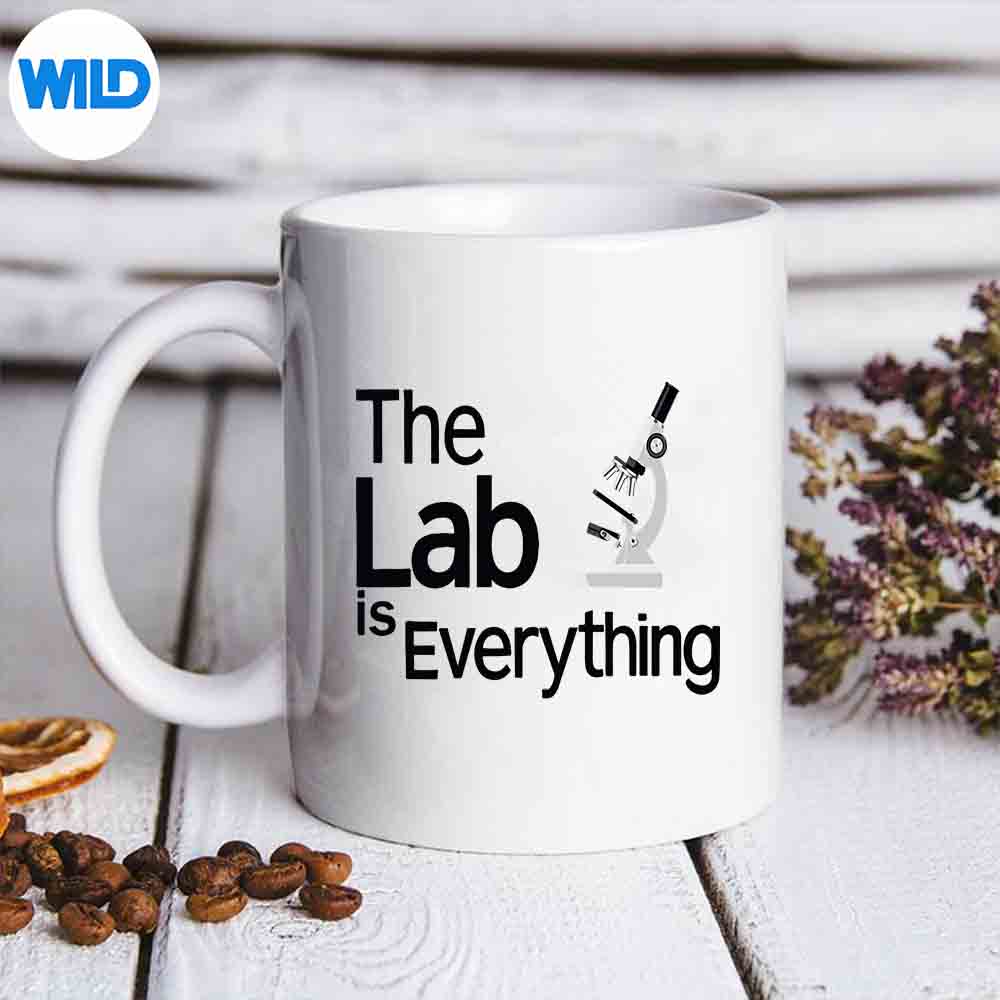 Laboratory Microscope The Lab Is Everything Lab Week Silly Vintage SVG PNG