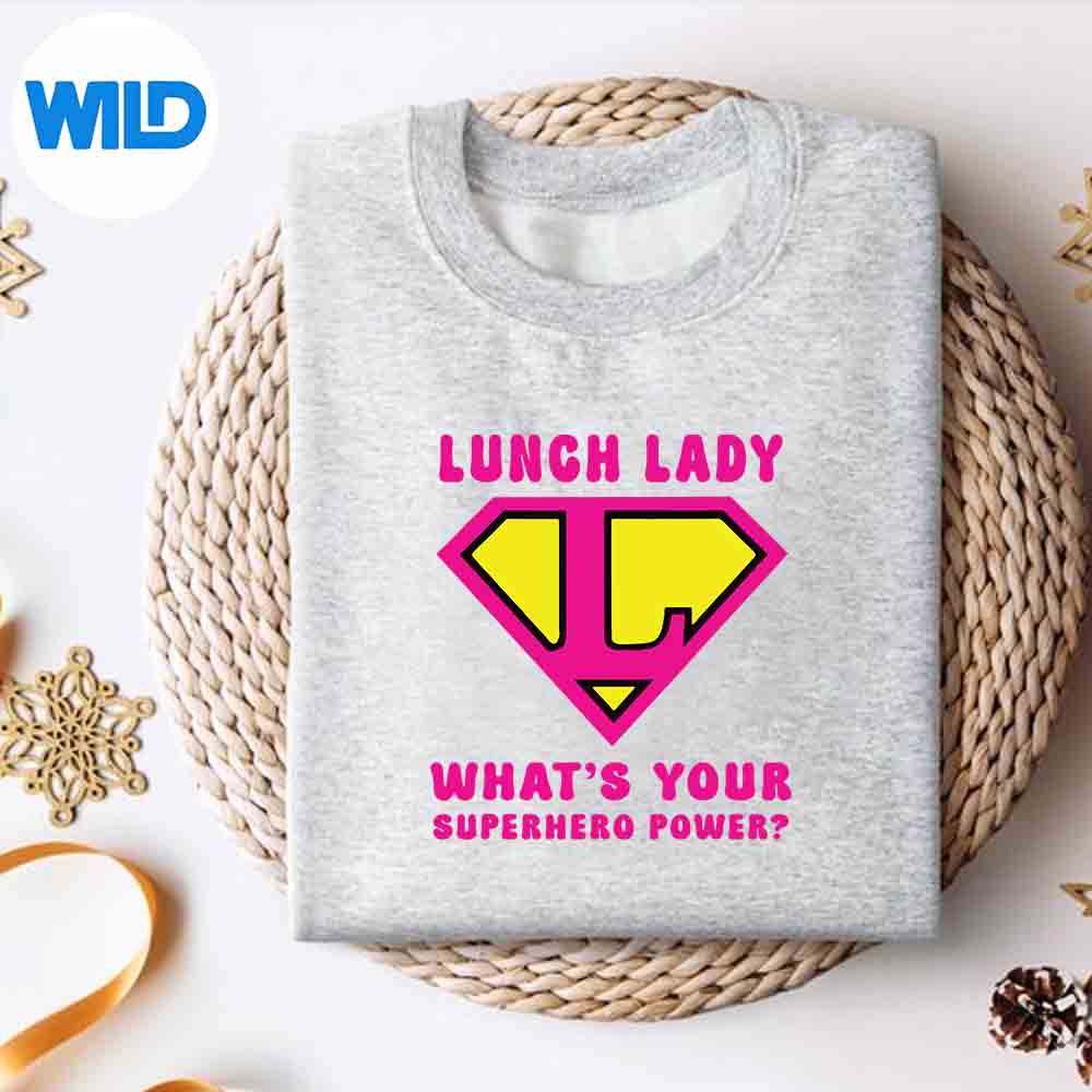 Alternative view of Lunch Lady Superhero Lunch Lady For Digital Design