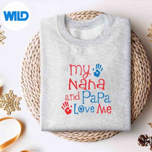 NanaAndPapaLoveMeGrandchildGrandsweater