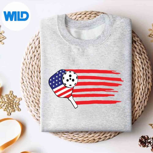 Pickleball Us Flag American Patriotic Pickleball 4th Of July Design for Cricut 4 PickleballUsFlagAmericanPatrioticPickleball4thOfJulysweater