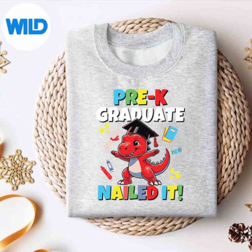 Preschool Graduate Nailed It Trex Dinosaur Prek Class PNG SVG for Cricut 4 PreschoolGraduateNailedItTrexDinosaurPrekClasssweater