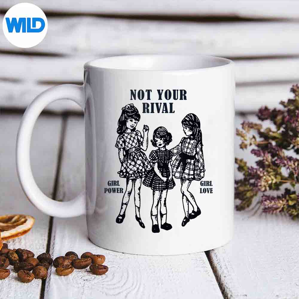 RiotGrrrlNotYourRivalmug