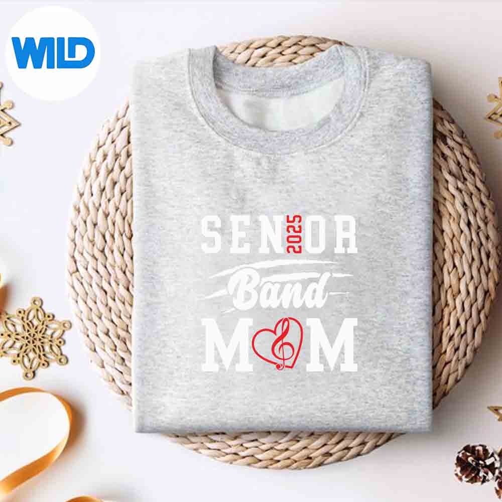 Alternative view of Senior Band Dad 2025 Marching Band Parent Class Of 2025 Overjoyed Relax Cut File