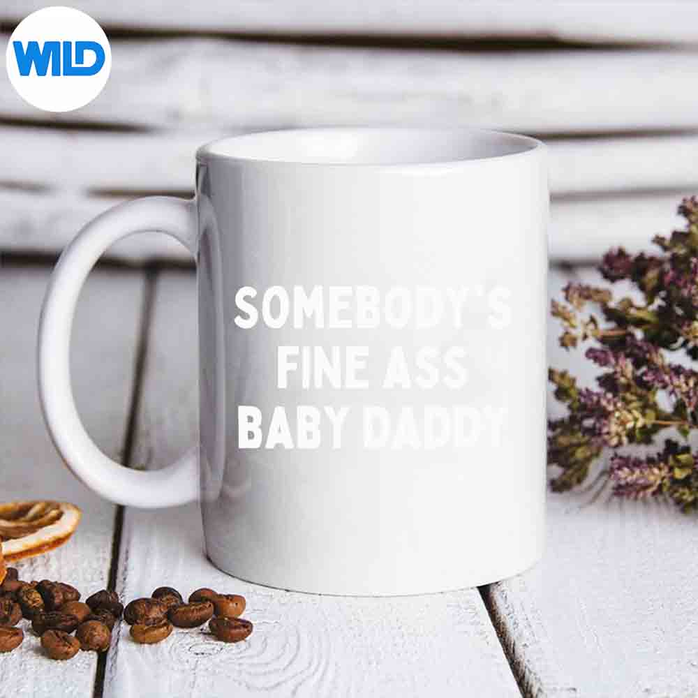 Somebodys Fine Ass Baby Daddy Silhouette SVG PNG