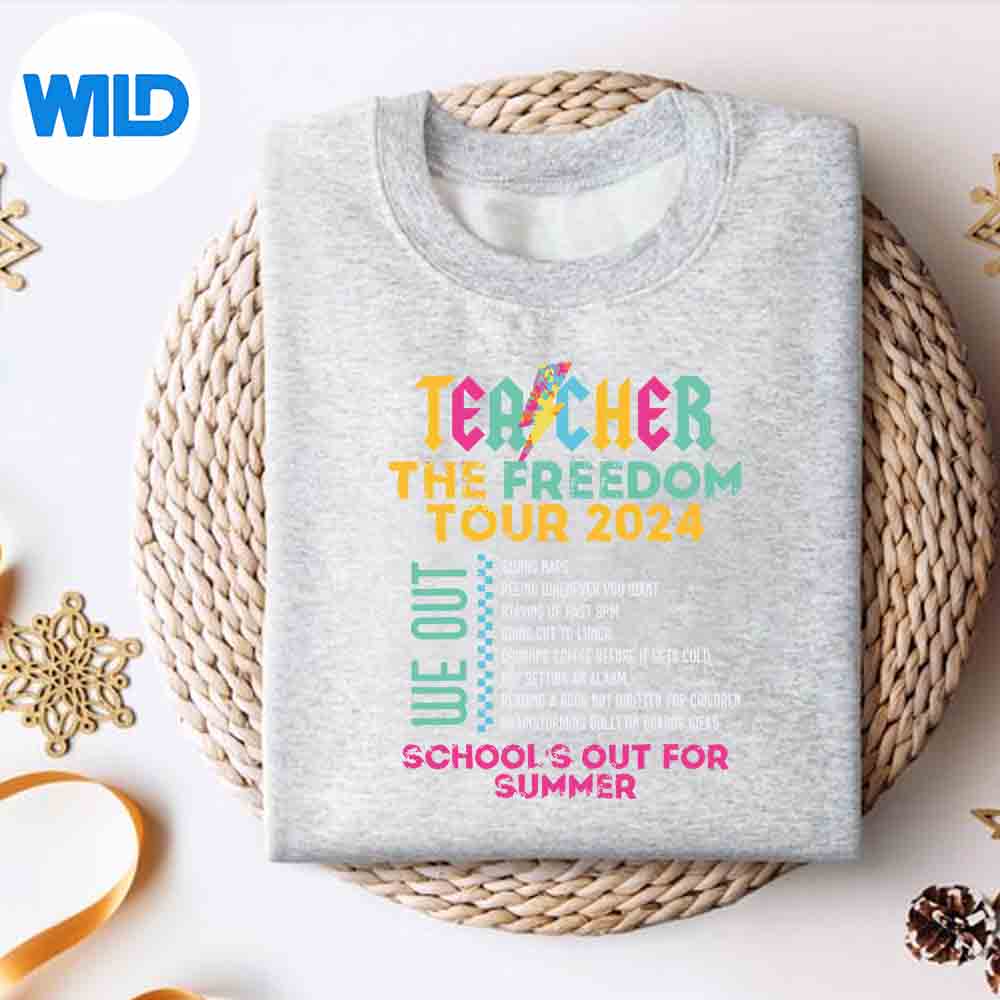 Alternative view of Teacher The Freedom Tour Schools Out For Summer SVG PNG Download