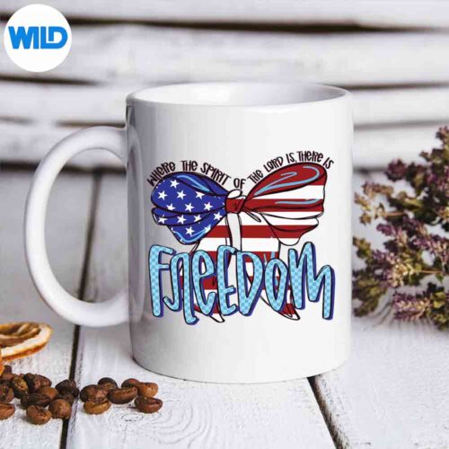Where The Spirit Of The Lord Is There Is Freedom Usa Flag SVG PNG Download 5 WhereTheSpiritOfTheLordIsThereIsFreedomUsaFlagmug