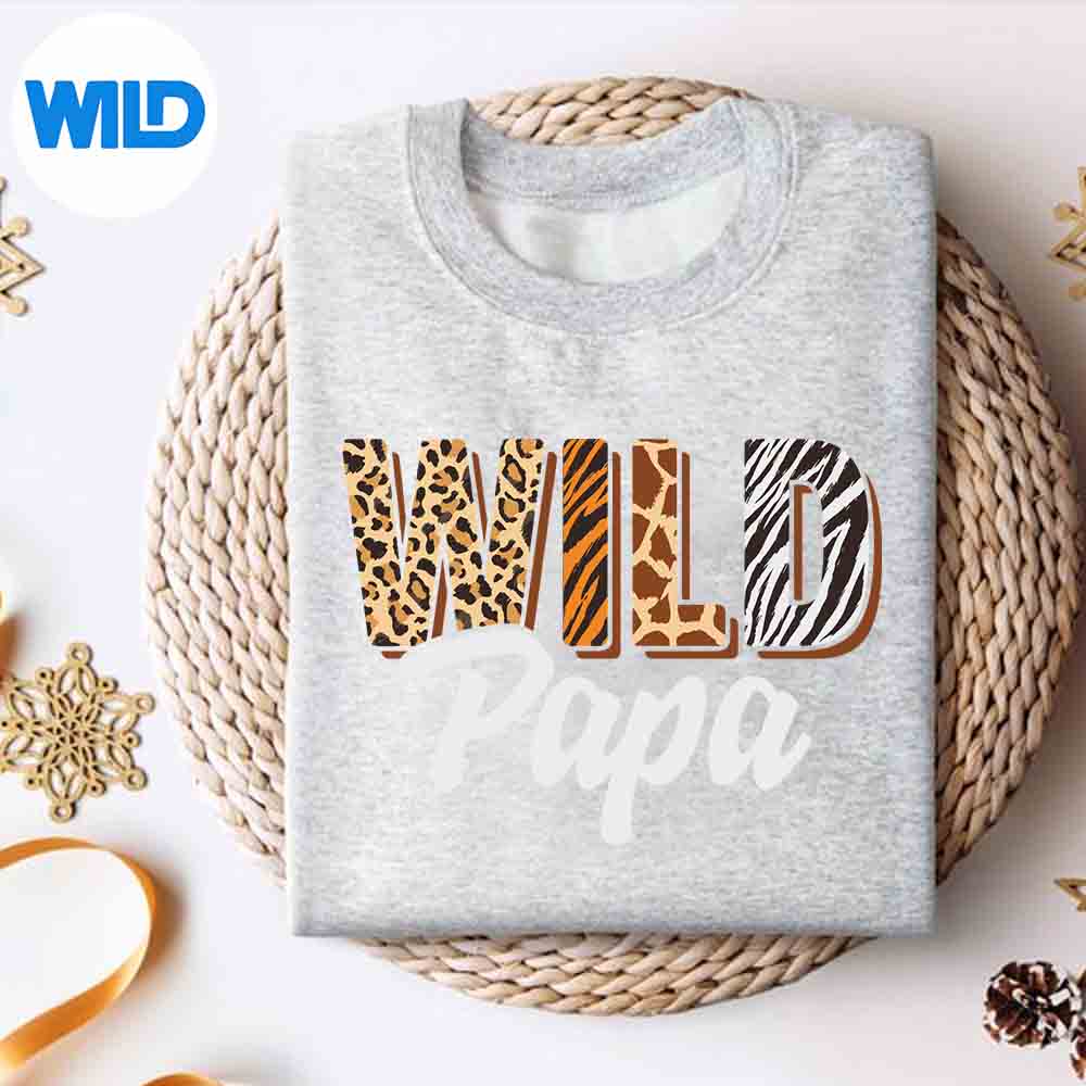Wild Papa Zoo Born Two Be Wild Bday Safari Jungle Animal Digital Design 2 Wild Papa Zoo Born Two Be Wild Bday Safari Jungle Animal Digital Design - Image 2