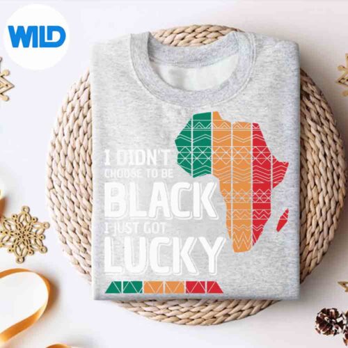 AfricaDidntChooseToBeBlackPridesweater