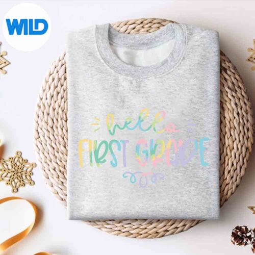 Back To School Hello First Grade For Teacher SVG PNG 4 BackToSchoolHelloFirstGradeForTeachersweater