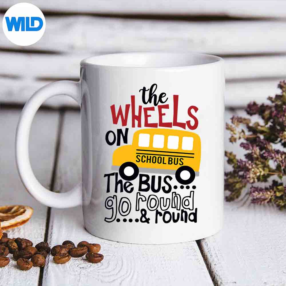 Back To School The Wheels On The Bus Toddler Great Wonderful Silhouette SVG PNG