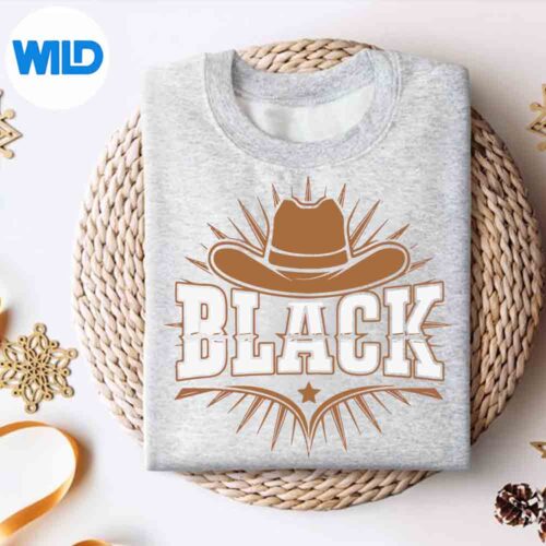 BlackCowgirlWesternAfricanMelaninCowgirlsweater