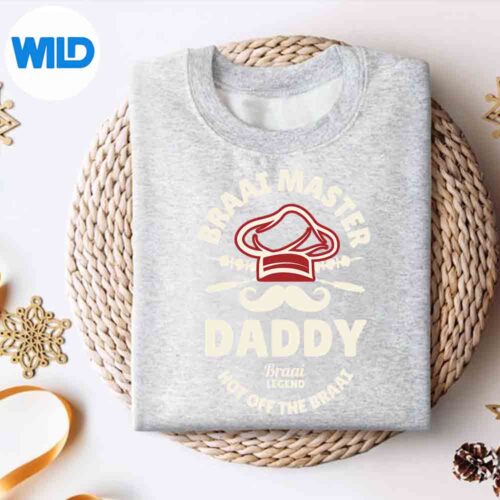 BraaiMasterDaddyBraaiLegendSouthAfricanDadsweater