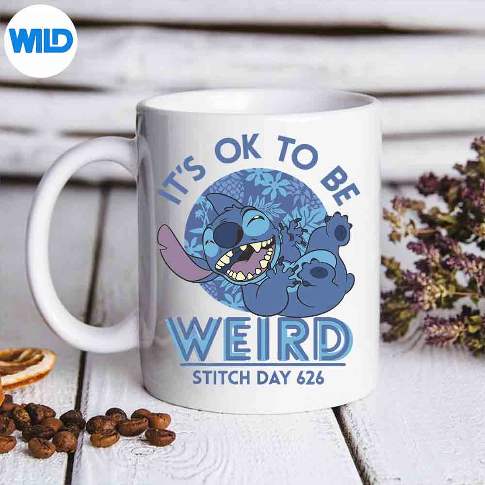 Disney Lilo Stitch Stitch Day Its Ok To Be Weird Design for Cricut 7 DisneyLiloStitchStitchDayItsOkToBeWeirdmug