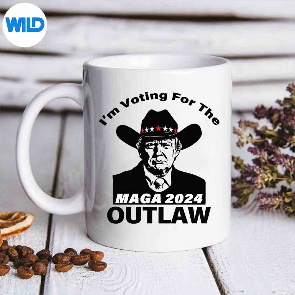 Donald Trump Maga Im Voting For The Outlaw President SVG PNG Download 7 DonaldTrumpMagaImVotingForTheOutlawPresidentmug