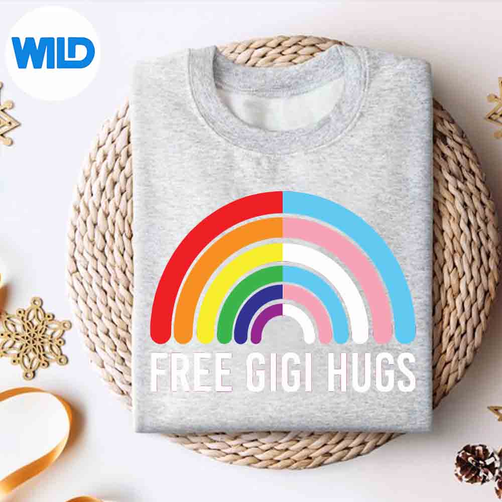 Free Gigi Hugs Rainbow Transgender Flag Lgbtq Gay Pride SVG Cut File 2 Free Gigi Hugs Rainbow Transgender Flag Lgbtq Gay Pride SVG Cut File - Image 2
