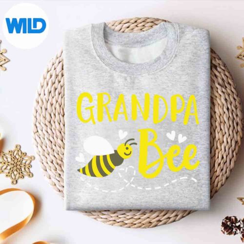 GrandpaBeeCuteBeekeepingPartyMatchingFamilysweater