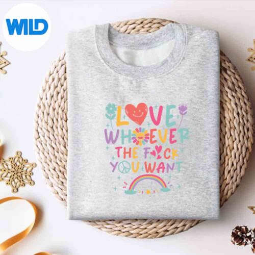 Groovy Love Whoever The F Ck You Want Bi Transgender Silhouette SVG PNG Cut File 4 GroovyLoveWhoeverTheFCkYouWantBiTransgendersweater