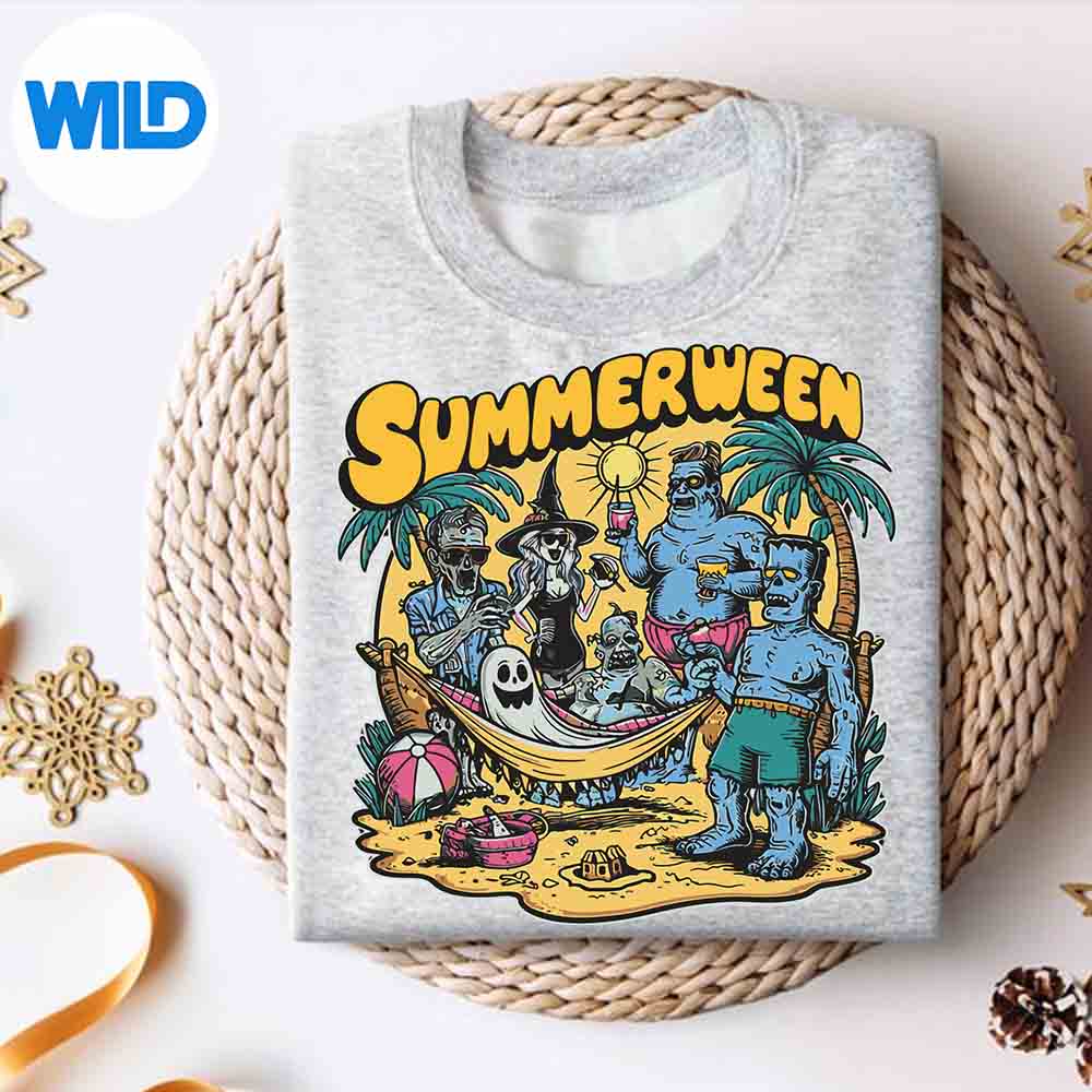 Happy Summerween Summer Halloween Holiday Beach Vibes Spooky SVG PNG Digital Download 2 Happy Summerween Summer Halloween Holiday Beach Vibes Spooky SVG PNG Digital Download - Image 2