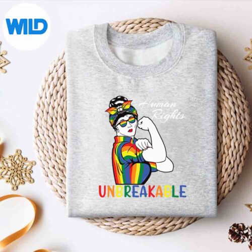Human Rights Unbreakable Lgbt Awareness Pride Month SVG PNG Digital Download 4 HumanRightsUnbreakableLgbtAwarenessPrideMonthsweater
