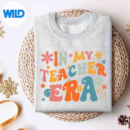 In My Teacher Era First Day Of School Back To School Retro Terrific Excited Digital Design 4 InMyTeacherEraFirstDayOfSchoolBackToSchoolRetroTerrificExcitedsweater