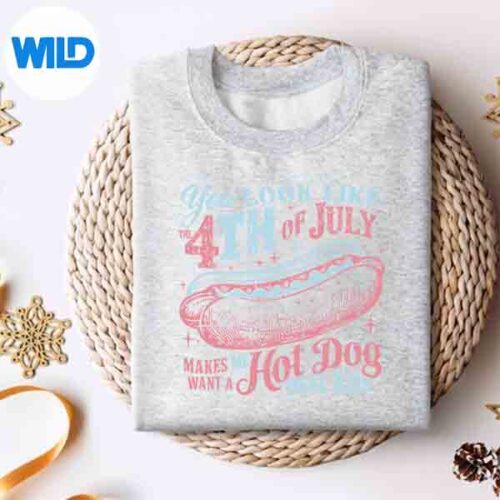 Retro You Look Like The 4th Of July Makes Me Want A Hot Dog SVG Cut File 4 RetroYouLookLikeThe4thOfJulyMakesMeWantAHotDogsweater