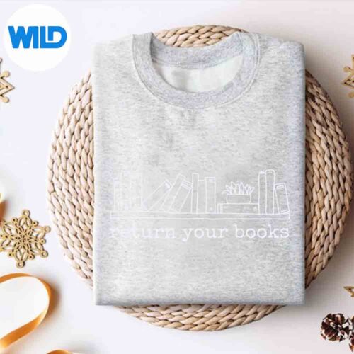 Return Your Books Lover School Library Teacher Librarian Silhouette SVG PNG 4 ReturnYourBooksLoverSchoolLibraryTeacherLibrariansweater