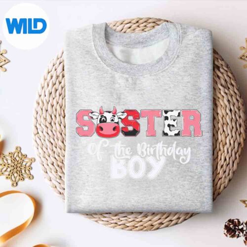 SisterOfTheCowFamilyCowFarmMatchingsweater